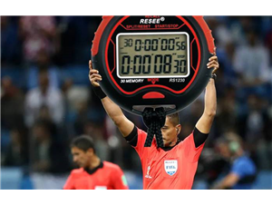 Set stopwatch extend the race the world cup